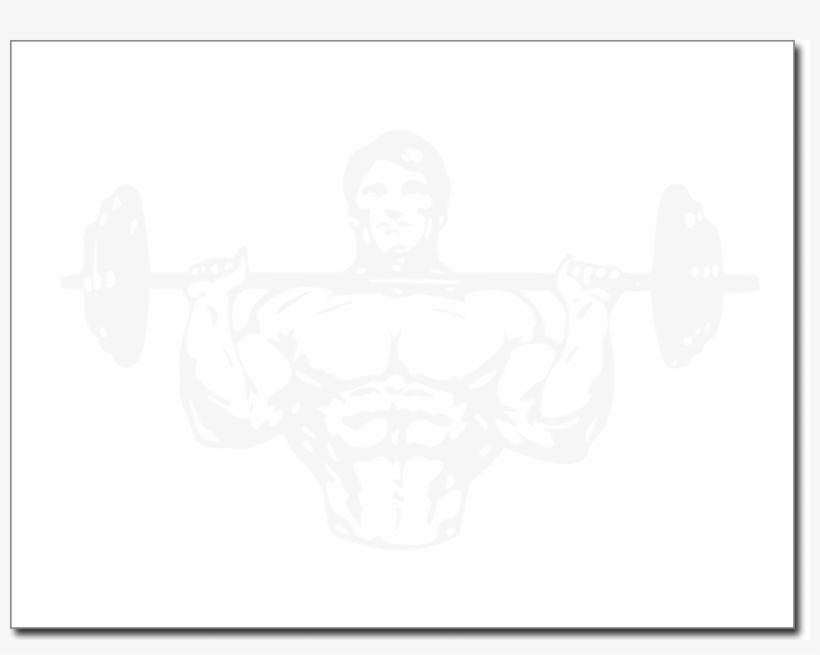 Svg Library Download Barbell Clipart Bodybuilding - Wall Decal, transparent png