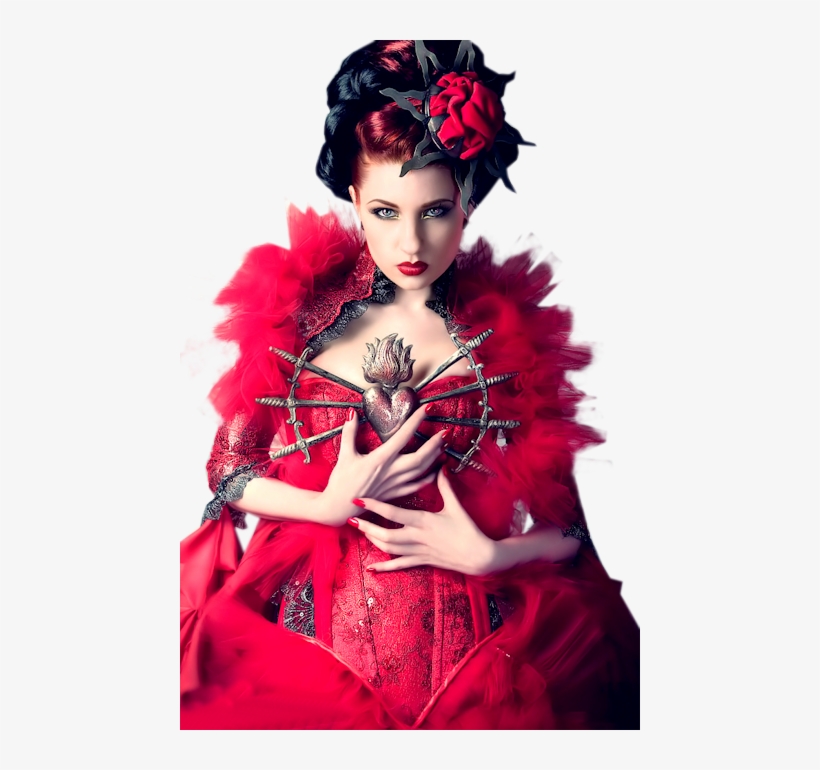 Fantasy Girl Clipart Png - Gothic Beauty Magazine Cover, transparent png
