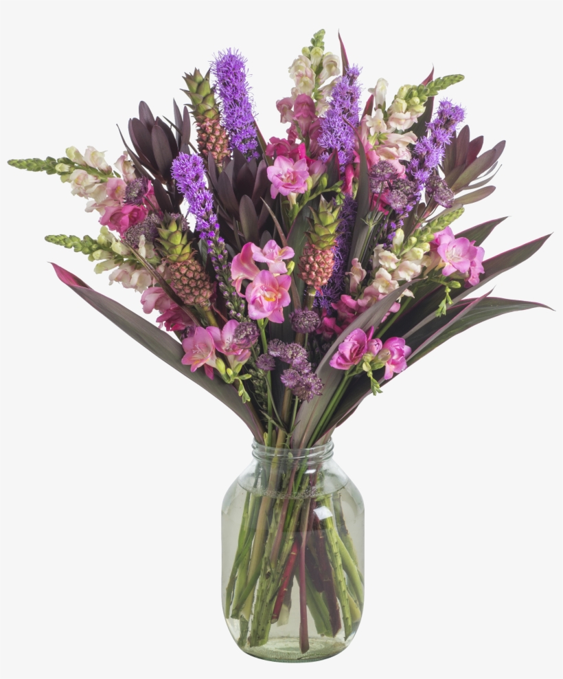 The Carmen Flower Bouquet - Pineapple In Bouquet, transparent png
