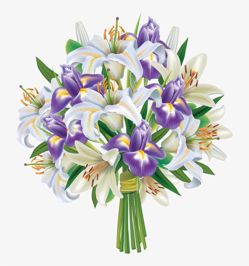 Clip Freeuse Stock Soloveika Clip Art Mix Photo About - Clear Background Bouquet Flower Png, transparent png