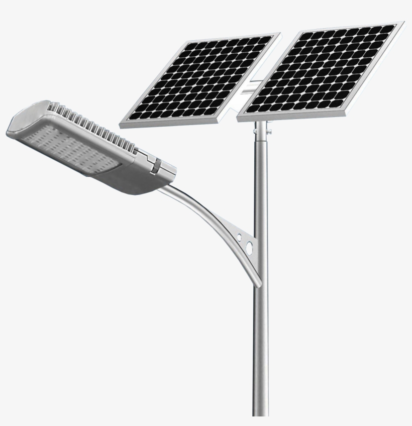Solar Street Lighting Poles - Solar Cfl Street Light, transparent png