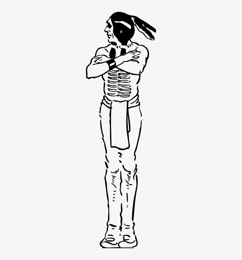 Free Indian Brave - Custom Native American Shower Curtain, transparent png