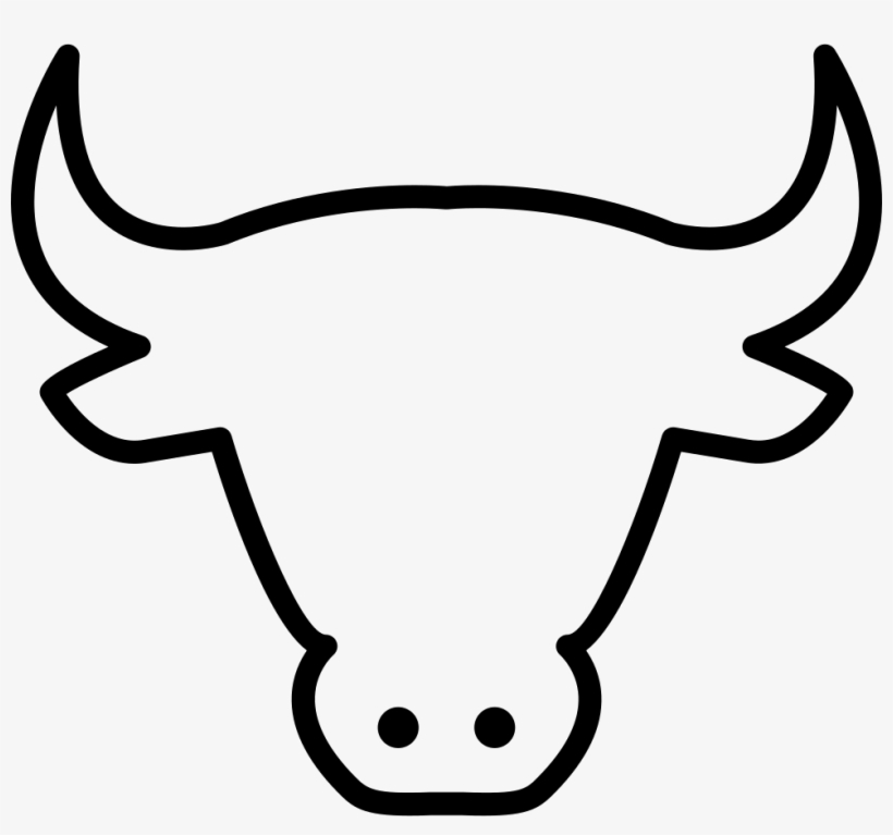 Cow Head Png - Cow Head Outline, transparent png