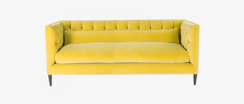 Contemporary 2 Seater Handmade Velvet Chesterfield - Couch, transparent png