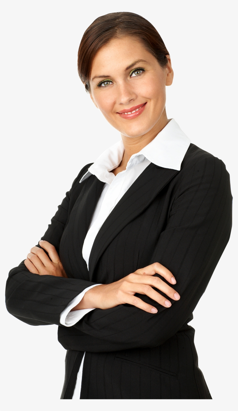 Girl - Woman In Suit Png, transparent png
