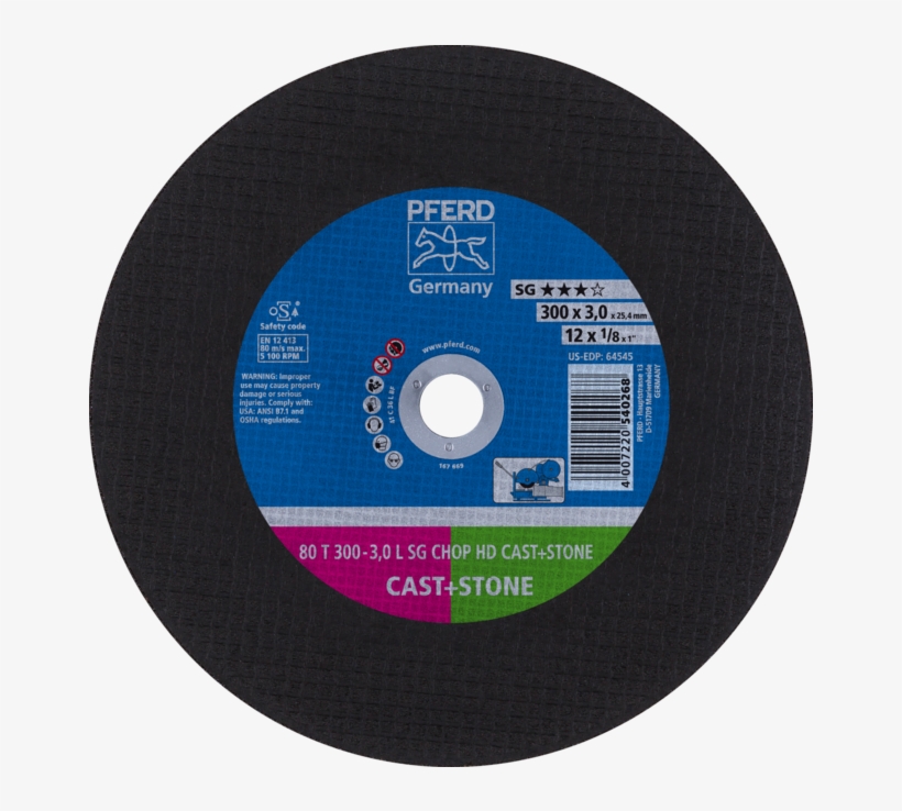 Cut-off Wheels For Stationary Applications - Pferd, transparent png