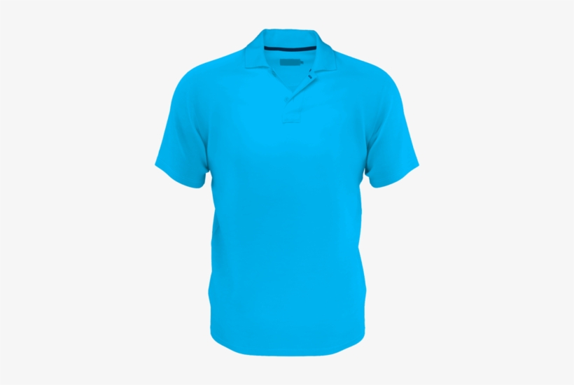Blue Male Mens Stylish T Shirt Rs - Aqua Blue Polo Shirt Back - 407x500