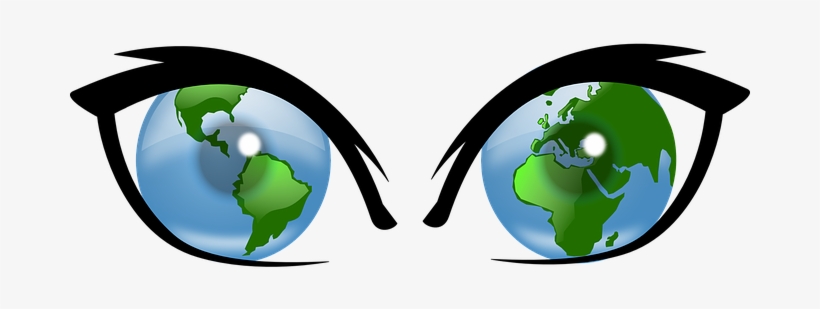 Vision Farsightedness Environment Eyes Wor - Globe Clip Art, transparent png