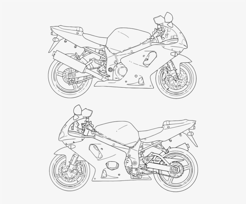 Motorcycle Drawing Ideas  How to draw a Motorbike