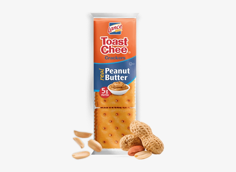 Toastchee® - Lance Toast Chee Crackers, Real Peanut Butter - 20, transparent png