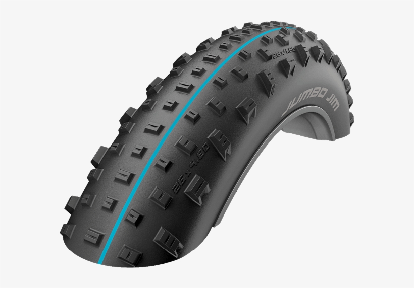 The Fat Bike Tyre - Schwalbe Jumbo Jim Evo Addix Fatbike Folding, transparent png