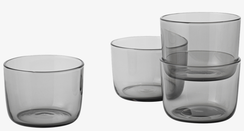 10055 Corky Drinking Glasses Low Grey 1502282776 - Muuto - Corky Glass - Low, transparent png