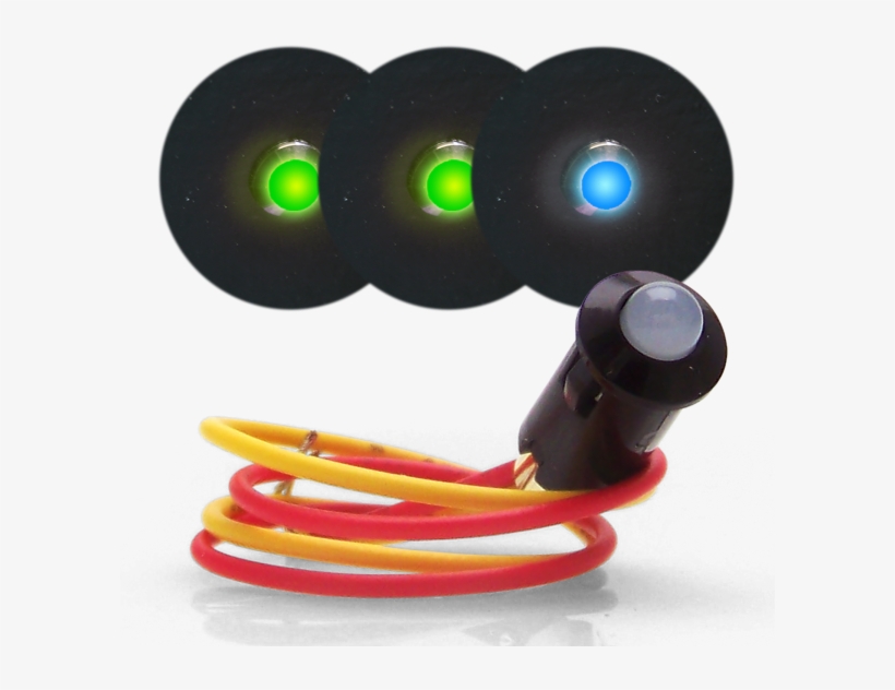 3 12v Led Dash Indicator Lights - Led Dash High Beam And Turn Signal Light, transparent png