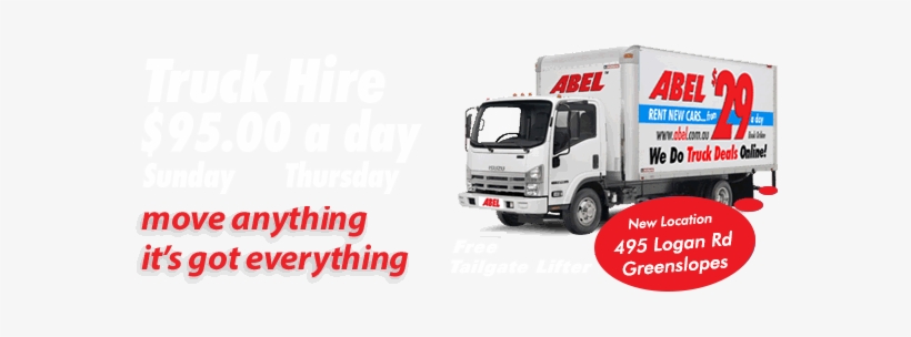 Truck From Just $95 A Day - Abel Truck Hire & Rental, transparent png