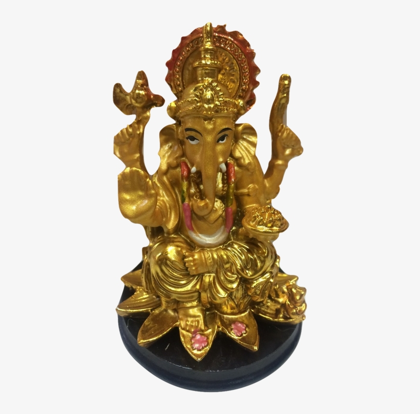 God Ganesha Resin Idol Sculpture Statue,11 Cm - Statue, transparent png