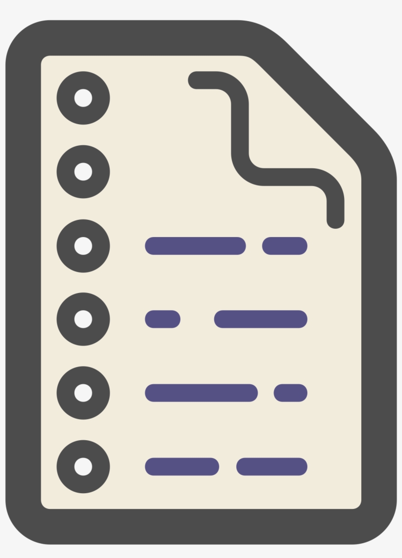 Big Image - Paper With Note Clipart, transparent png