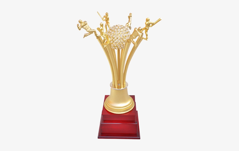 Mt 3463 Metal Cricket Trophy - Trophy, transparent png