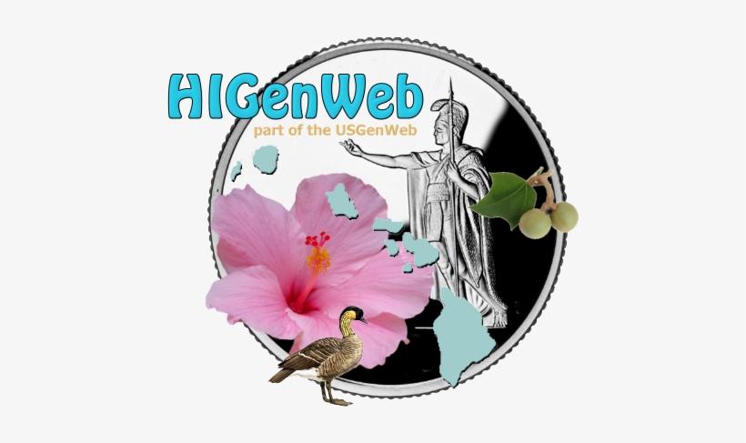 Hawaii State Quarter - Fridge Magnet, transparent png
