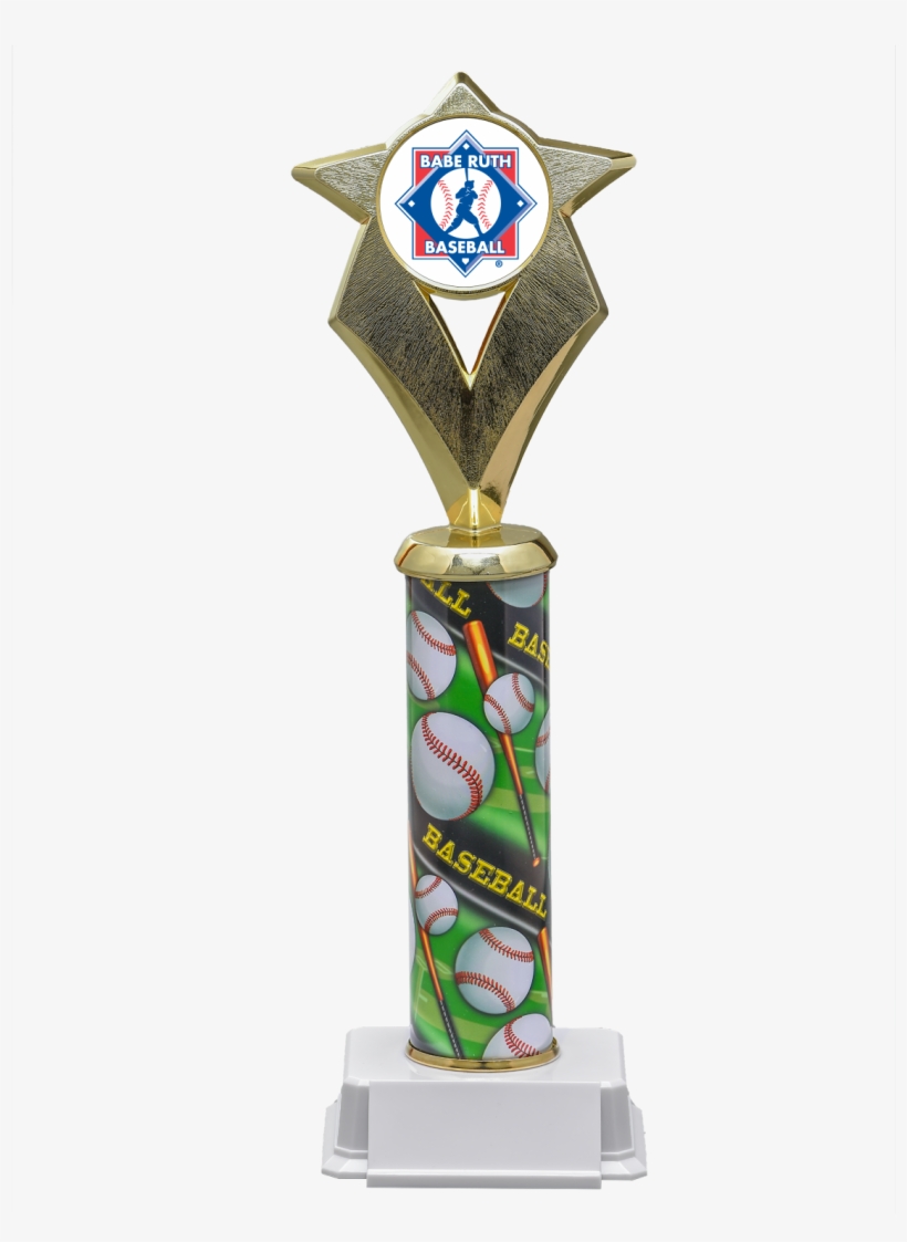 Gold Star Trophy - Babe Ruth League, transparent png