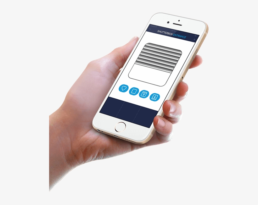 Phone With Hand - Camguardian H2 Dvr And 4 X Dome Cameras, transparent png