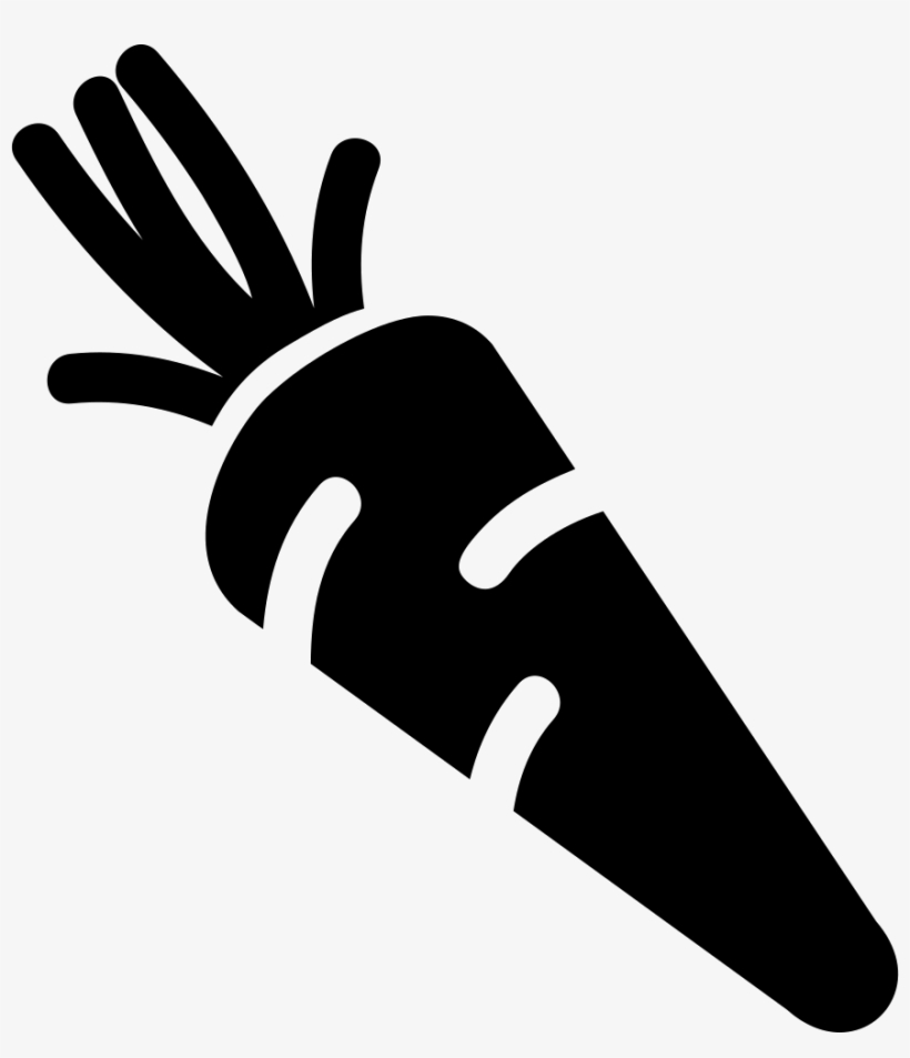 Carrot Of Healthy Vegetable Diet For Fitness Comments - Vegetable Silhouette Png, transparent png
