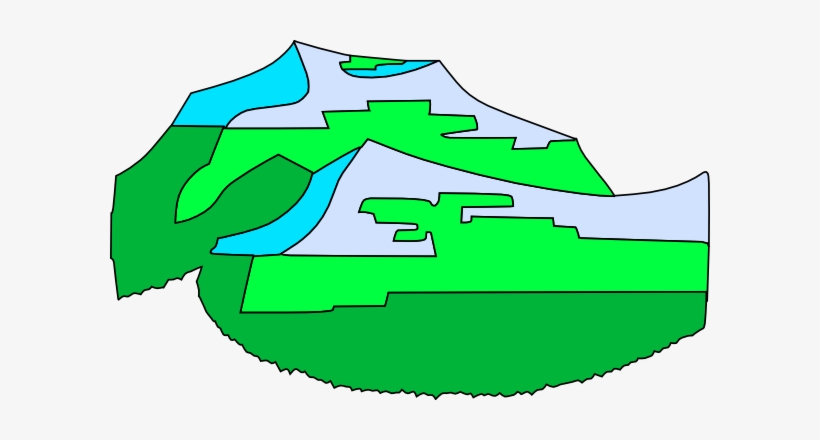 This Free Clipart Png Design Of Green Mountains Clipart, transparent png