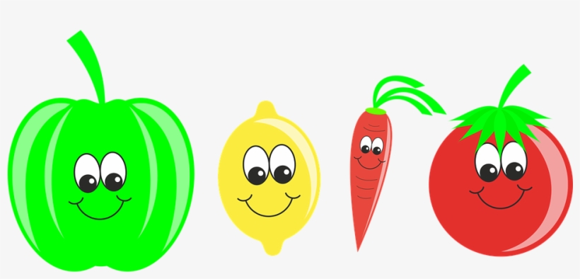 Vegetables Fruit Pepper Lemon Carrot Tomat - ภาพ เคลื่อนไหว ผัก ผล ไม้, transparent png
