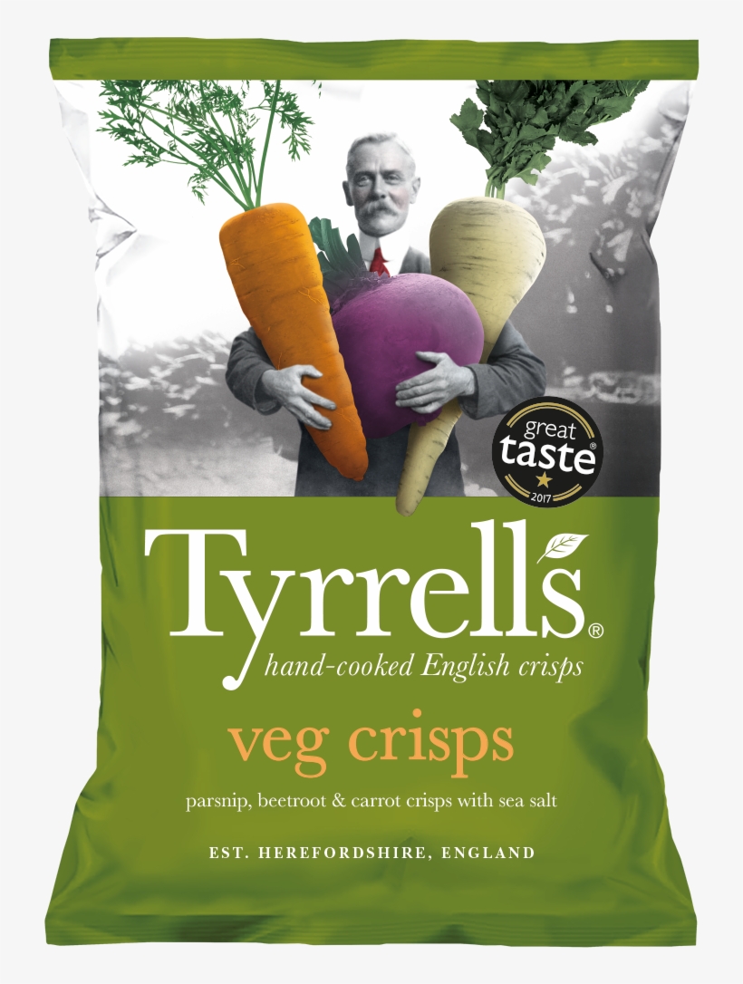 Tyrrells Vegetable Crisps, transparent png