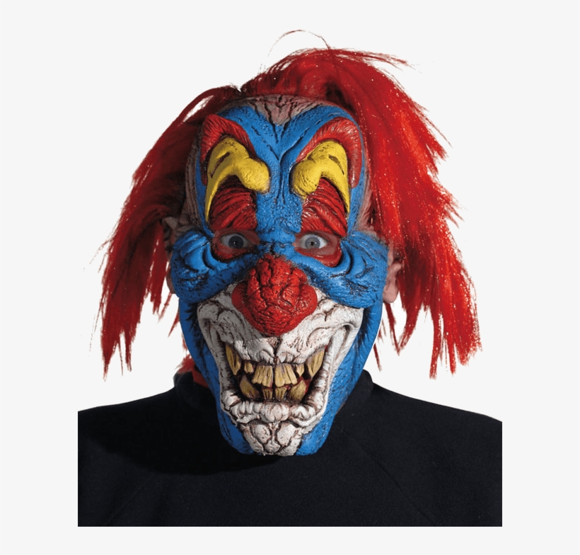 Adult Mens Chubbs The Clown Mask - Halloween Fancy, transparent png