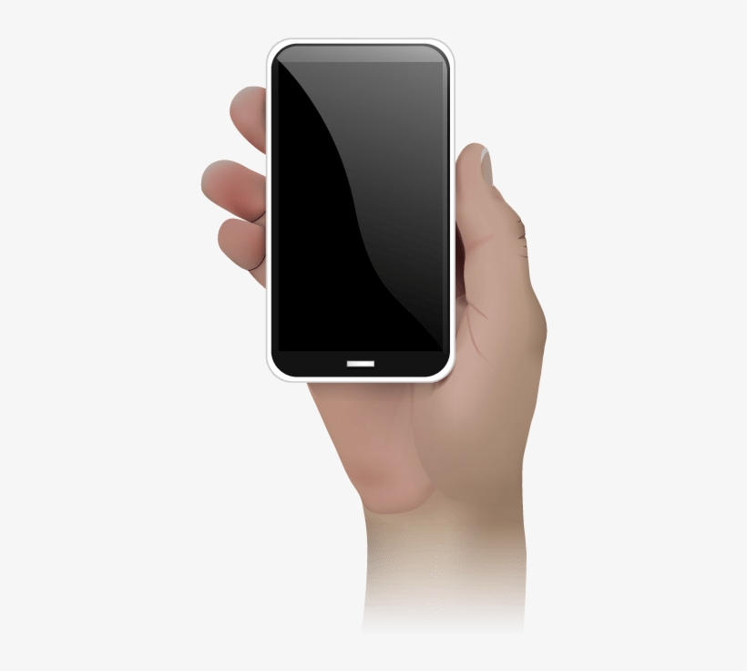 Mobile-hand - Mobile Phone, transparent png