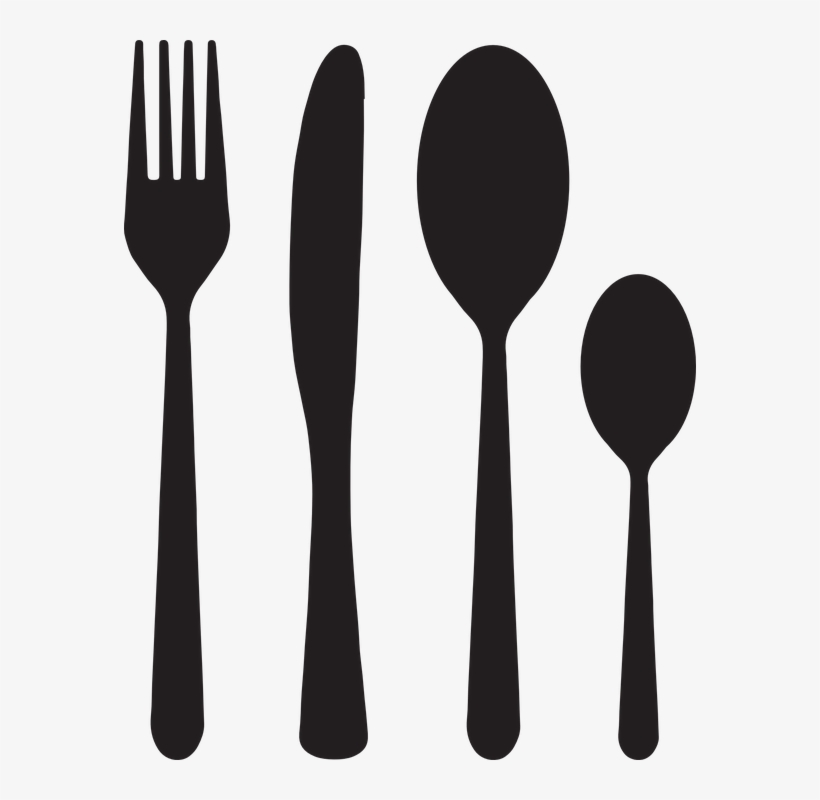 Clip Freeuse Stock Free Image On Pixabay Knife Spoon - Tenedor Y Cuchillo Vector, transparent png