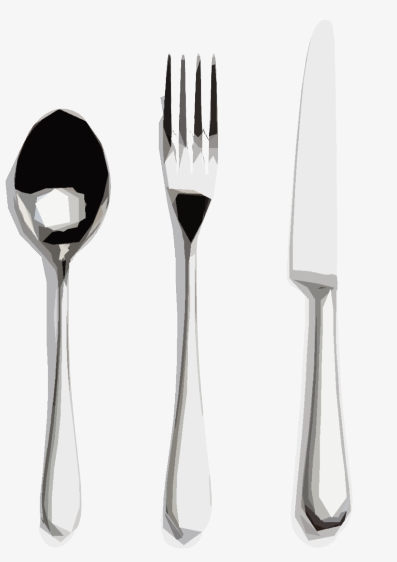 Fork And Knife On Table, transparent png