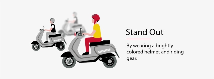 The Motorcycle Safety Foundation Says To Pretend You - Scooter, transparent png