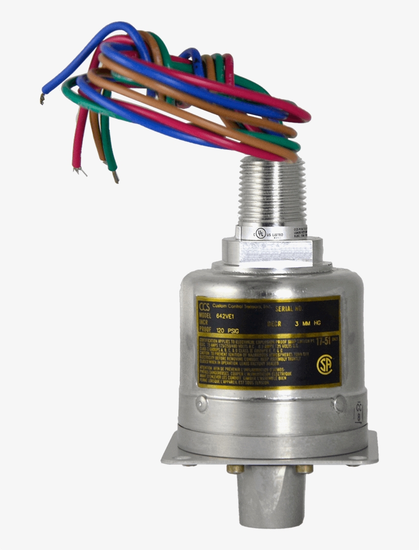 642ve Series Pressure Switch - Pressure Switch, transparent png