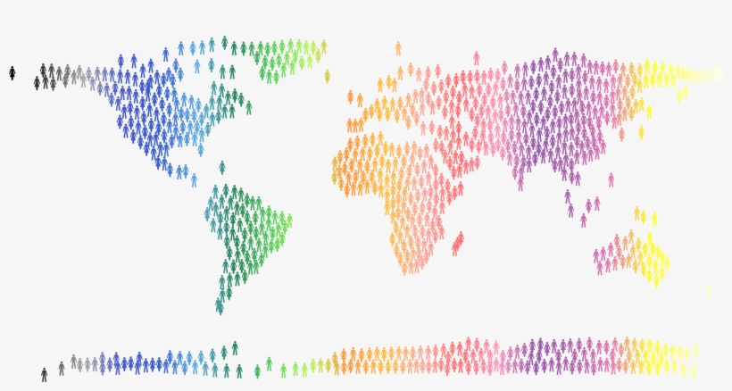 This Free Icons Png Design Of People World Map Prismatic, transparent png