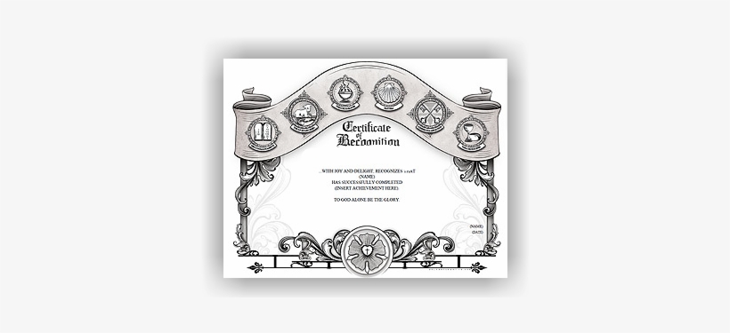 Wolfson Congregational Certificate Of Recognition - Certificate Of Recognition Catechist, transparent png