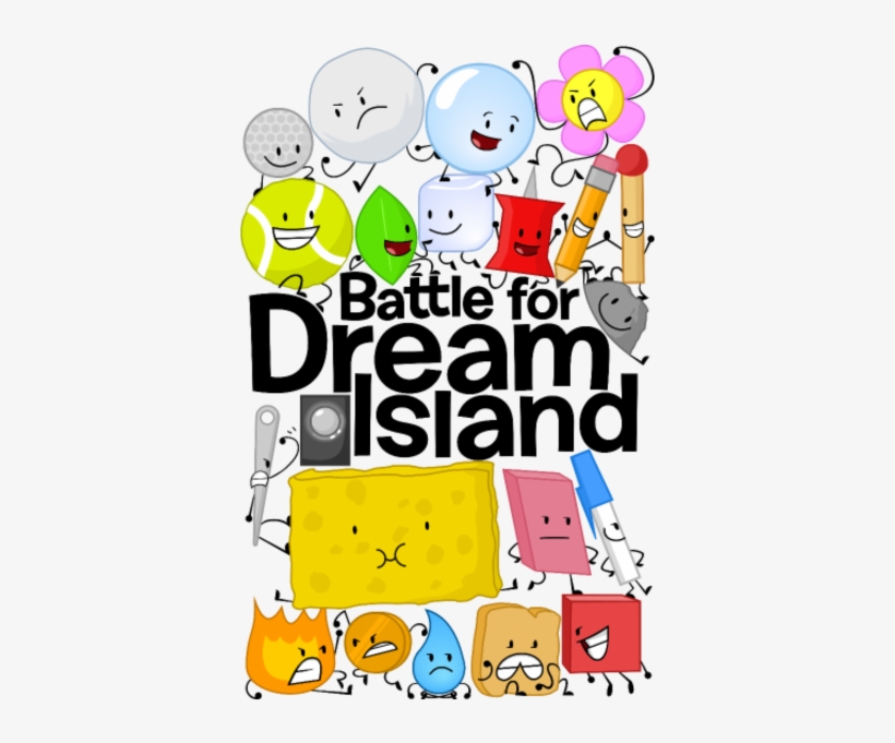 Poster Light Background Design - Battle For Dream Island Poster, transparent png