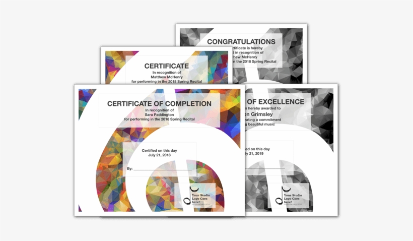 Music Certificate Template - Music, transparent png