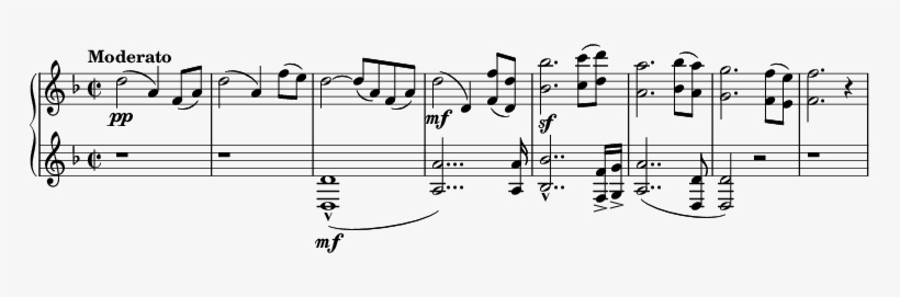 \relative C'' { \new Pianostaff << \new Staff { \ - My Sunshine Sheet Music, transparent png