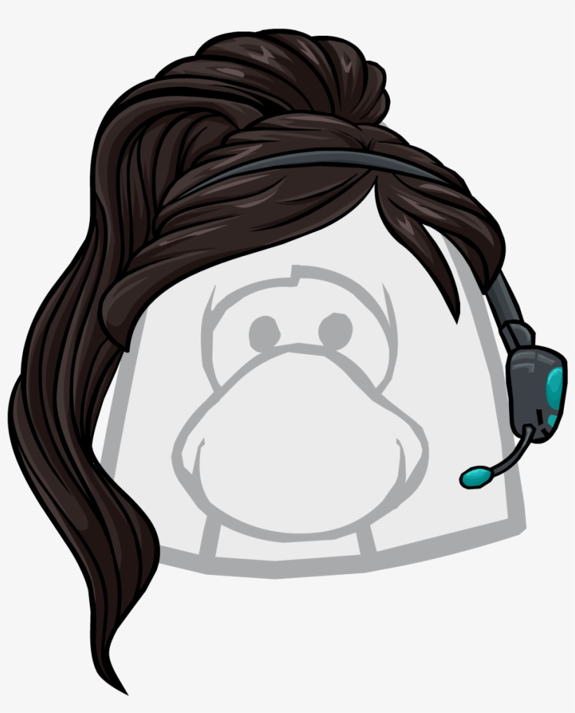 Clothing Icons 1170 Style 2013 - Club Penguin Agent Hair, transparent png