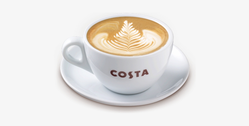 Hand-making A Cup Of Coffee Is An Art - Costa Flat White, transparent png