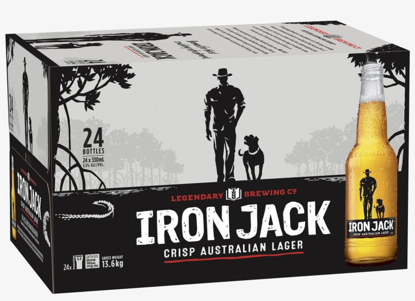 Iron Jack Bottles 24 Case Iron Jack Full Strength Lager 1600x2000 PNG Download PNGkit