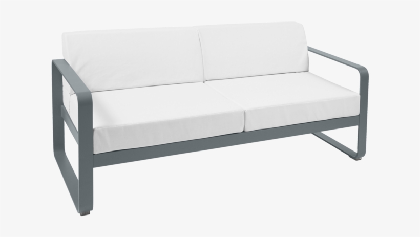 Bellevie - Fermob Bellevie Straight Sofa - W 160 Cm. White,rosemary, transparent png