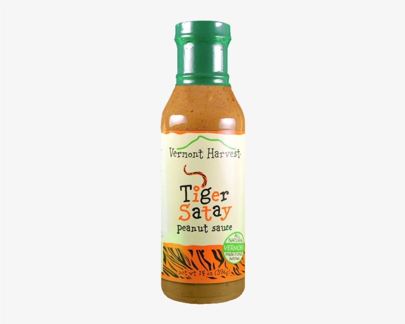 Spicy Peanut Satay Sauce For Sale - Vermont Harvest Peanut Sauce, Tiger Satay - 14 Oz, transparent png