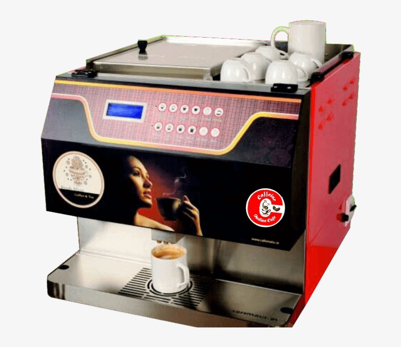 Tea & Coffee Machine With Pure Fresh Milk - Coffee Vending Machine, transparent png