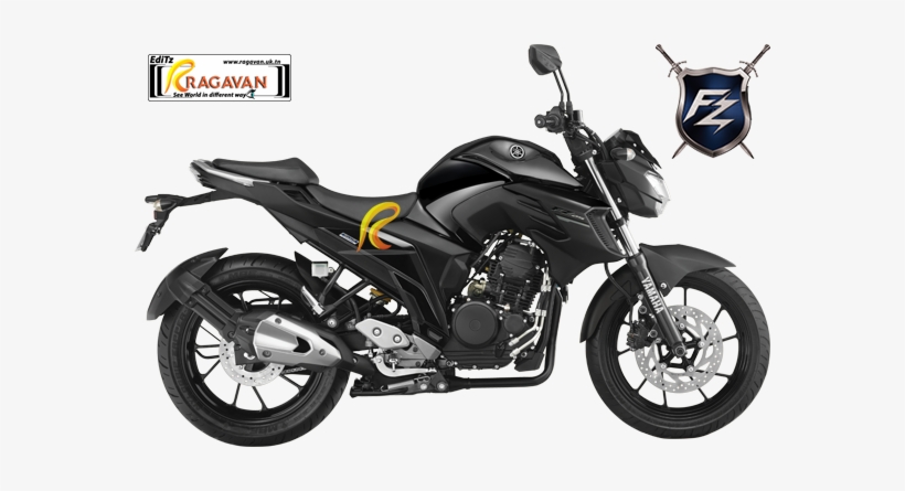 Black Color - Yamaha Fz 25 Black, transparent png