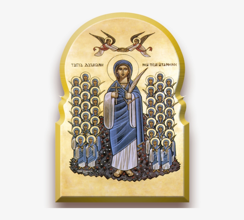 How Many Of Us Ever Stand Up And Tell Other People - St Demiana Coptic Icon, transparent png