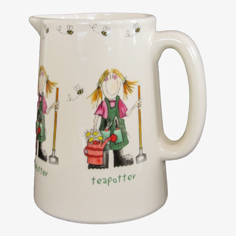 Tea Potter Jug 4bbb34f71d606 - Beer Stein, transparent png