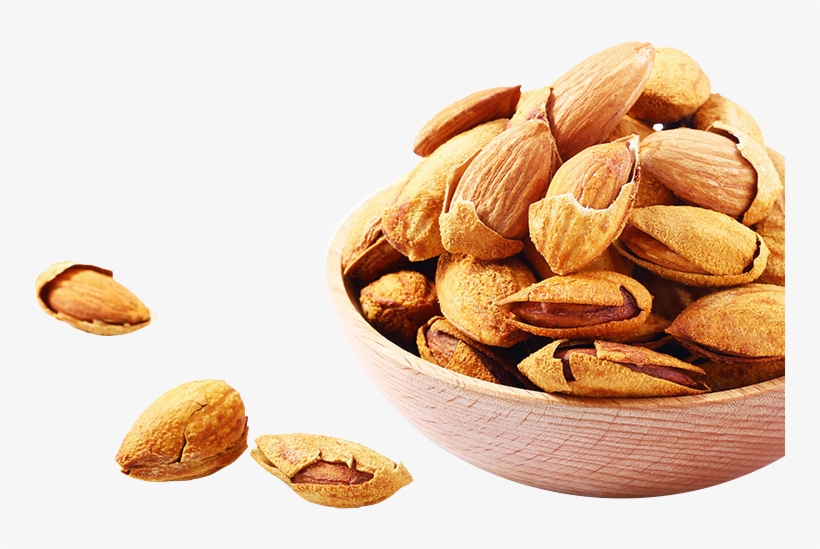 Almond Snack Scattered Transprent - Nut, transparent png