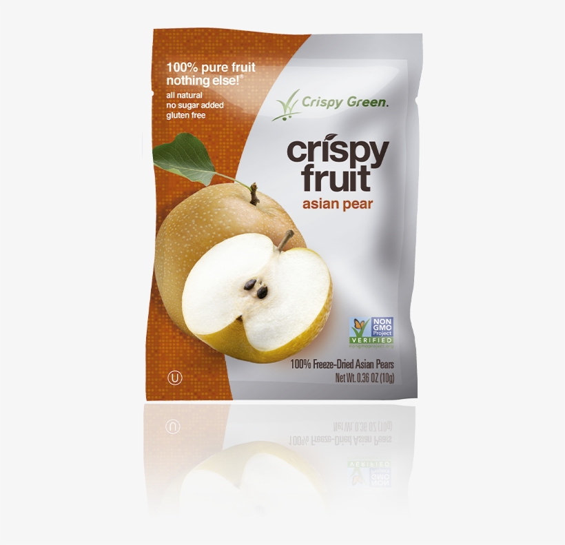 Dried Fruit Clipart Snack Time - Crispy Green Freeze Dried Crispy Asian Pears 0.36oz, transparent png
